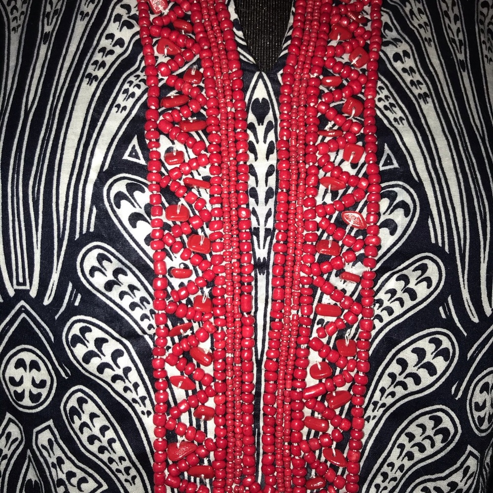 Talbots Beaded Tunic - Picture 2 of 7